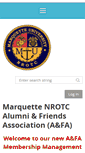 Mobile Screenshot of marquette-nrotc-alumni.org